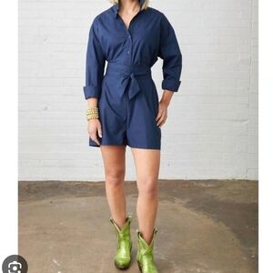 NWT CARYN LAWN Romper || One Size